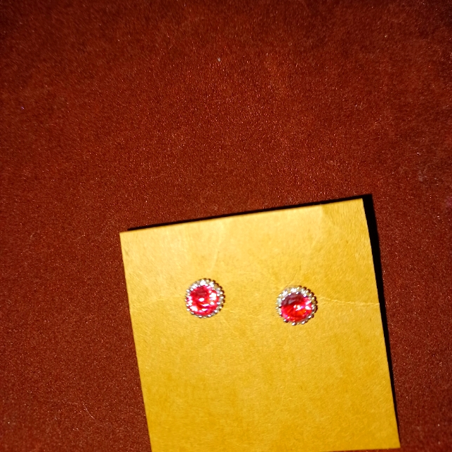 Red Ruby Earrings